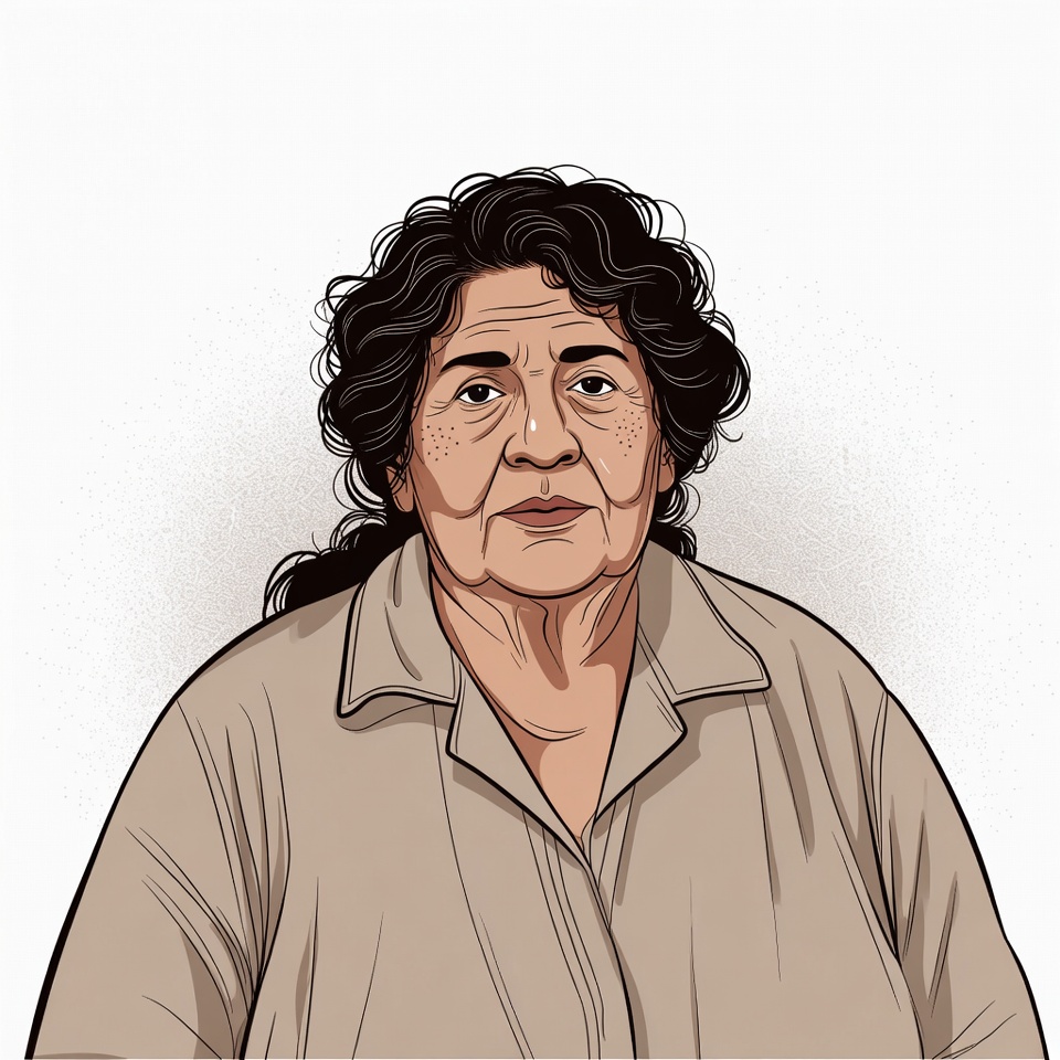 Elderly Latina woman portrait Elderly Latina woman portrait