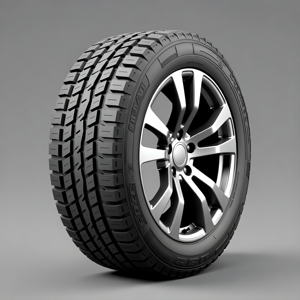 Hankook All-Terrain Tire on Alloy Wheel Hankook All-Terrain Tire on Alloy Wheel