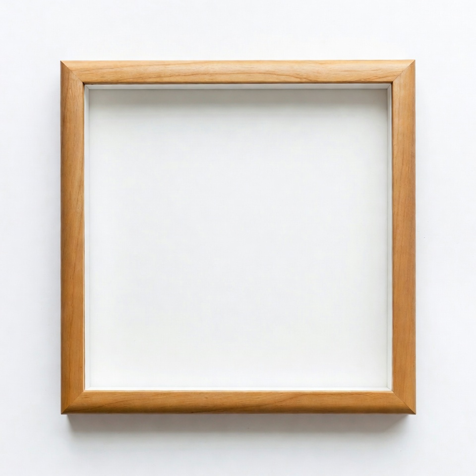 Empty Wooden Picture Frame Empty Wooden Picture Frame
