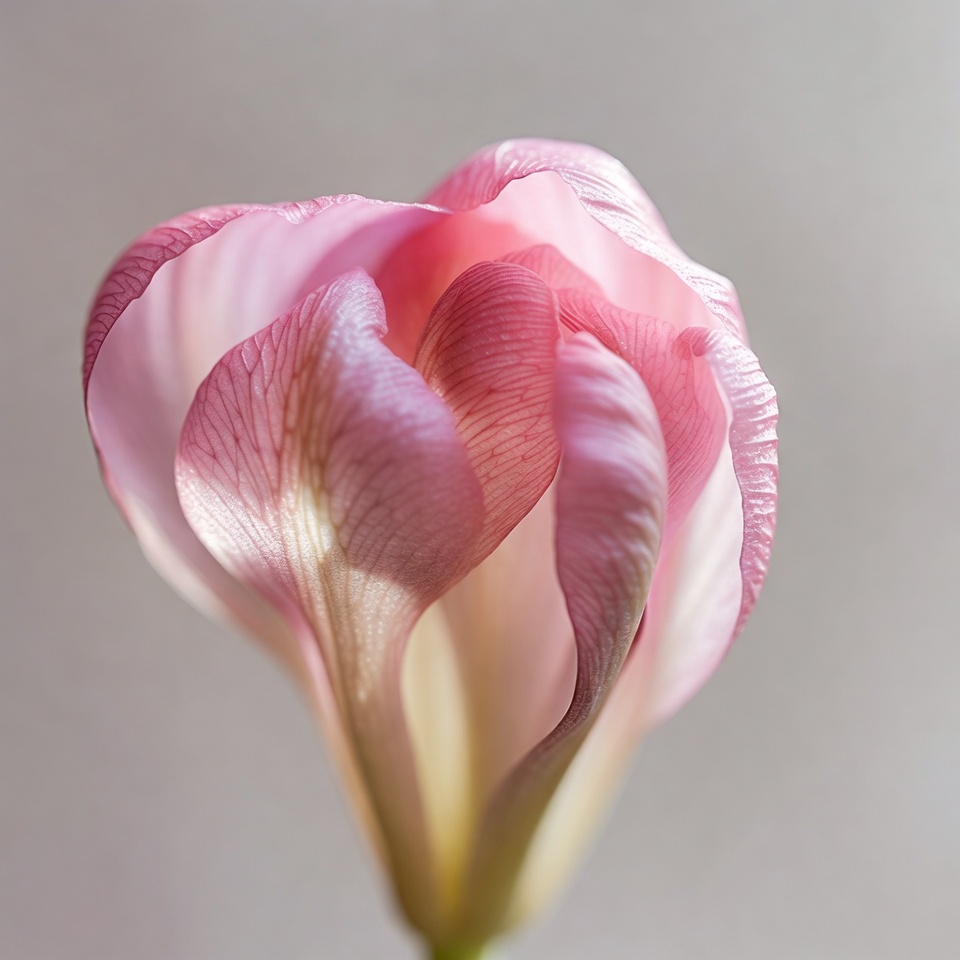 Pink tulip flower close-up Pink tulip flower close-up