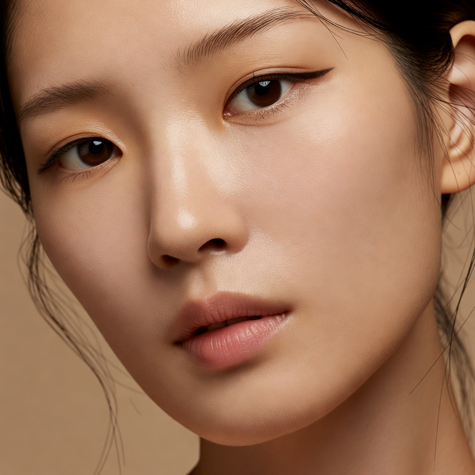 Beautiful Asian woman close-up portrait Beautiful Asian woman close-up portrait