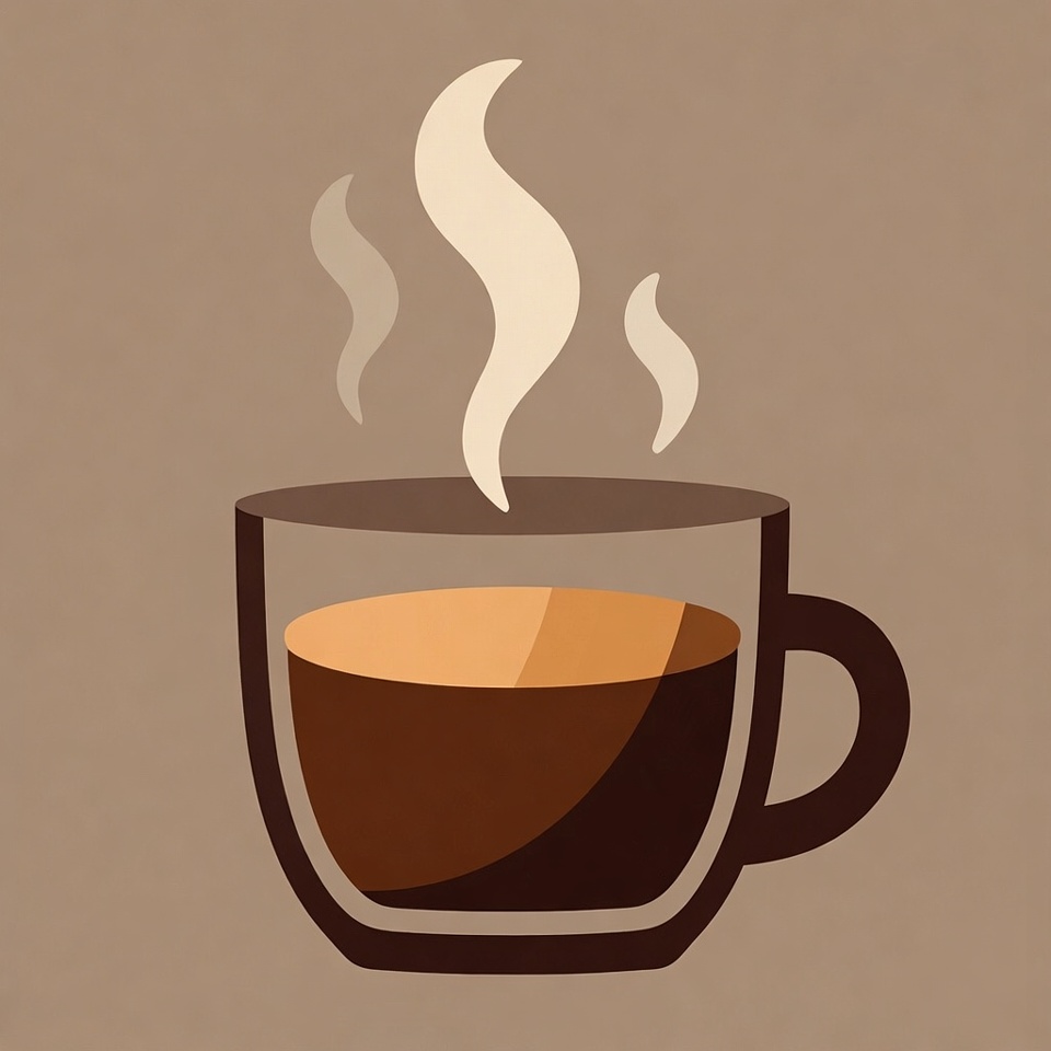 Steaming Coffee Cup Illustration Steaming Coffee Cup Illustration