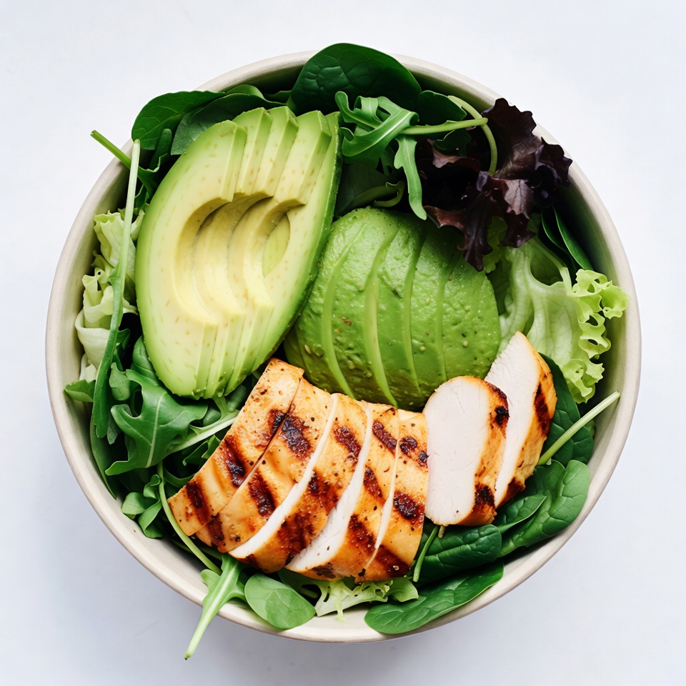 Grilled Chicken Avocado Salad Bowl Grilled Chicken Avocado Salad Bowl