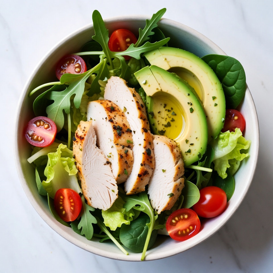 Grilled Chicken Avocado Salad Bowl Grilled Chicken Avocado Salad Bowl