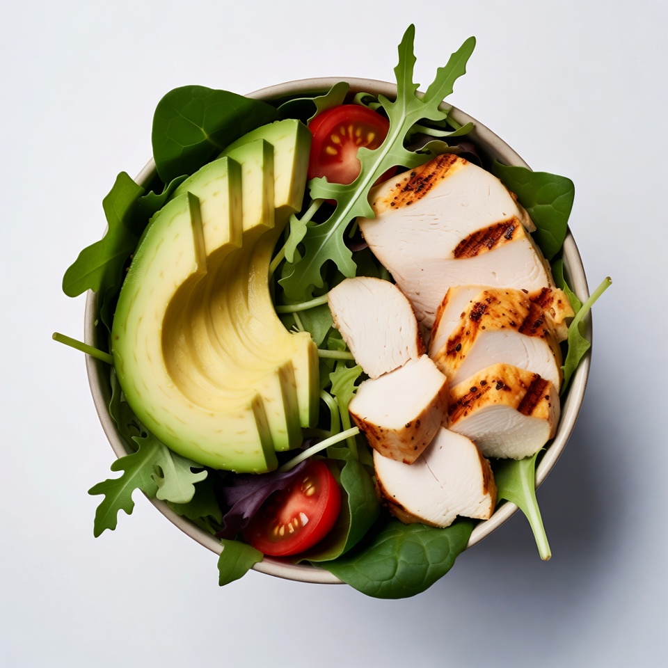 Grilled Chicken Avocado Salad Bowl Grilled Chicken Avocado Salad Bowl