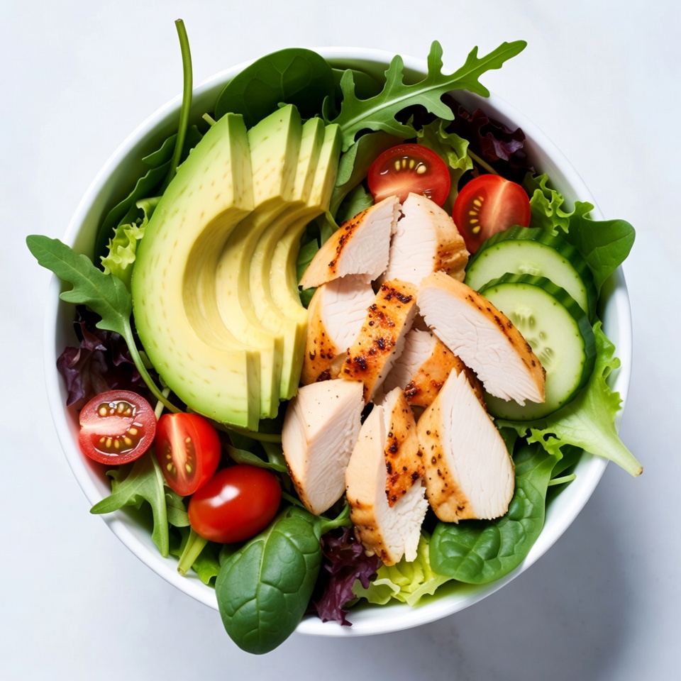 Chicken Avocado Salad Bowl Chicken Avocado Salad Bowl