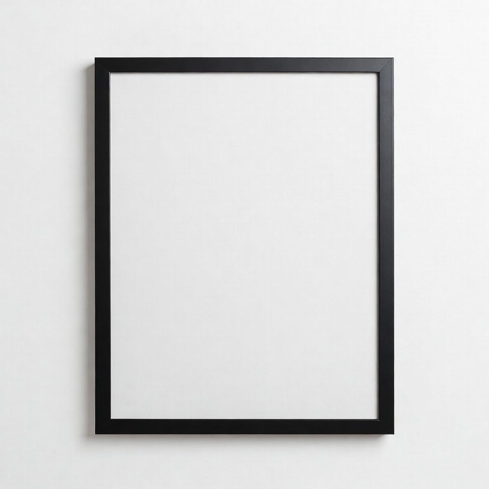 Empty Black Picture Frame Empty Black Picture Frame