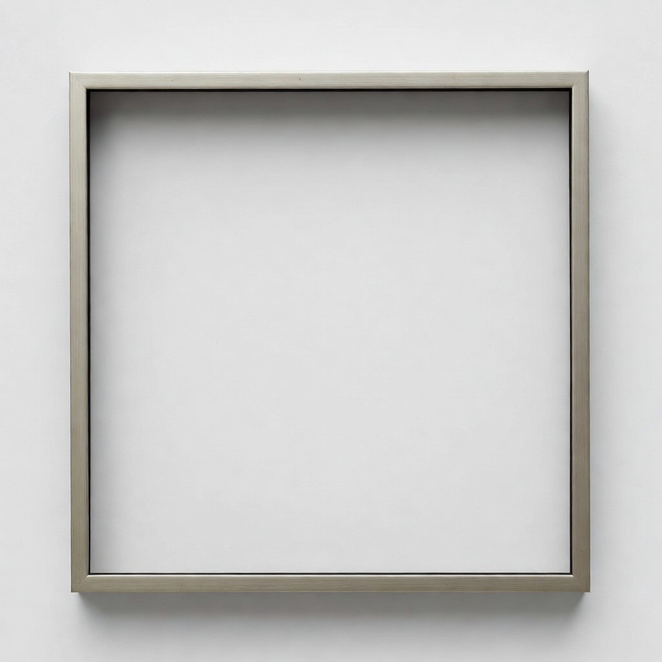 Empty Silver Picture Frame Empty Silver Picture Frame