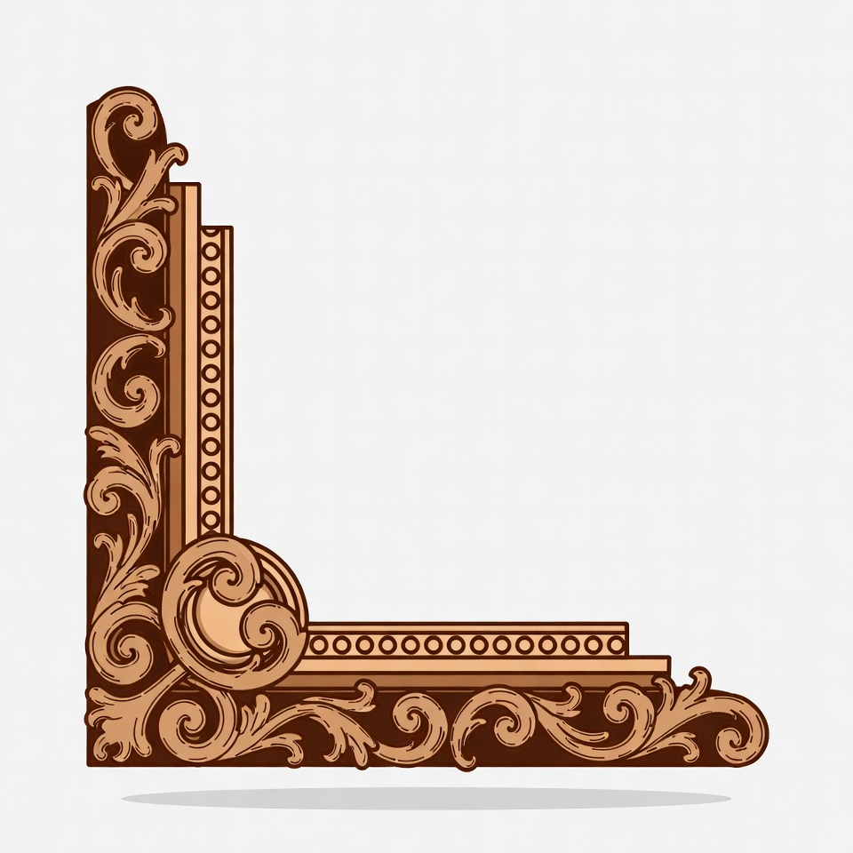 Ornate Wooden Frame Corner Ornate Wooden Frame Corner
