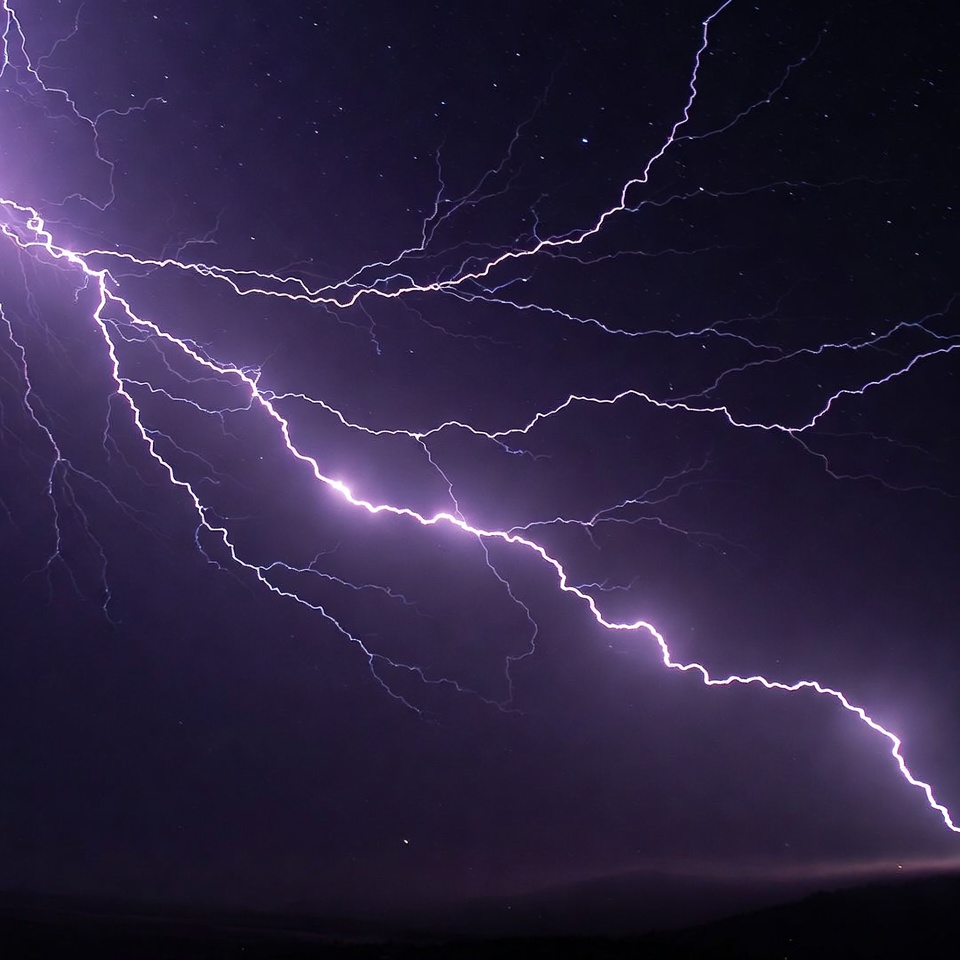 Lightning Storm Night Sky Lightning Storm Night Sky
