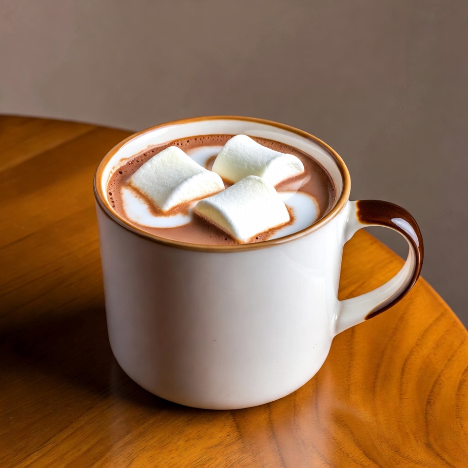 Hot Chocolate with Marshmallows Hot Chocolate with Marshmallows