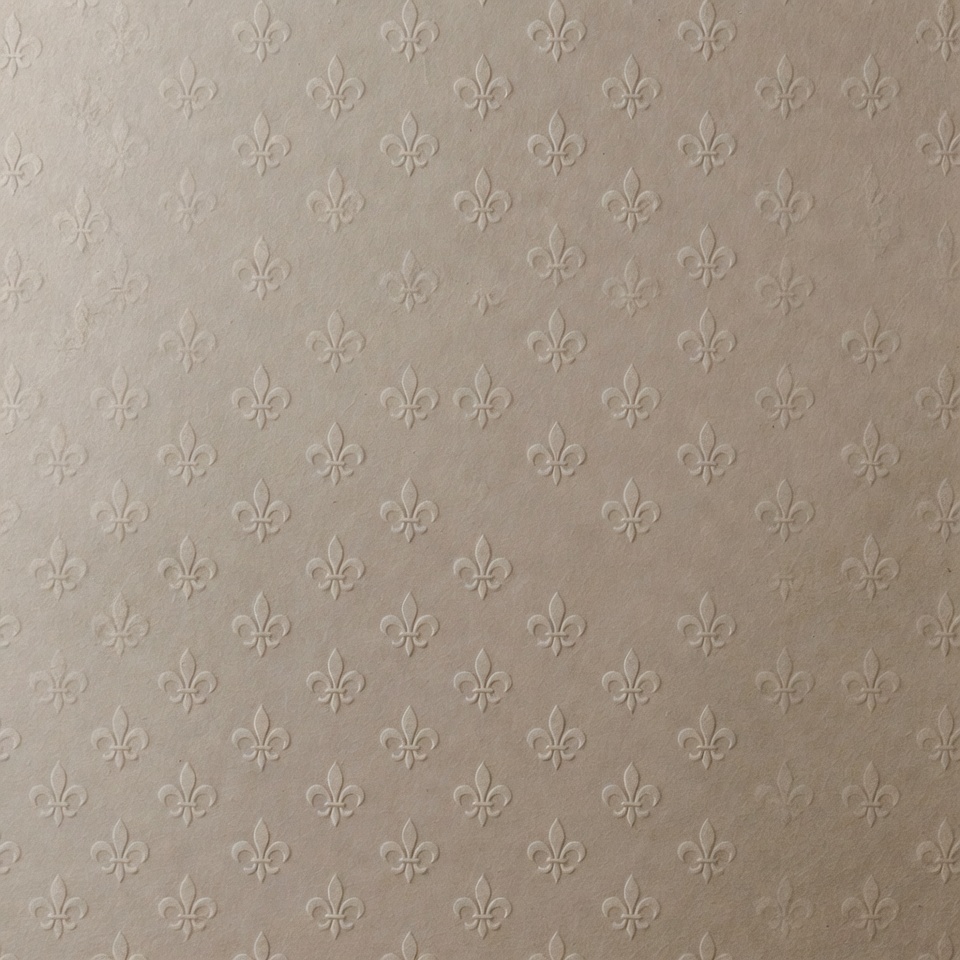 Fleur-de-lis Pattern on Beige Background Fleur-de-lis Pattern on Beige Background