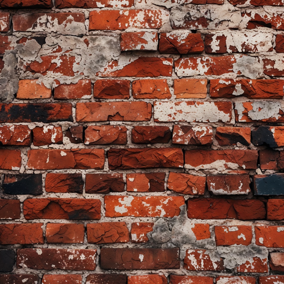 Peeling Red Brick Wall Texture Peeling Red Brick Wall Texture