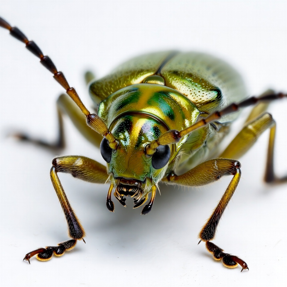 Green Metallic Longhorn Beetle Green Metallic Longhorn Beetle
