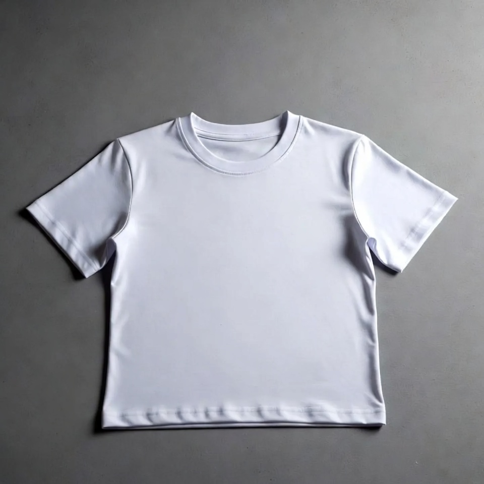 White kids t-shirt isolated White kids t-shirt isolated