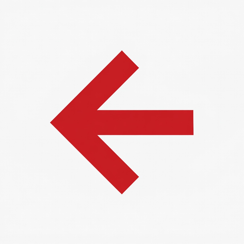 Red Left Arrow Icon Red Left Arrow Icon