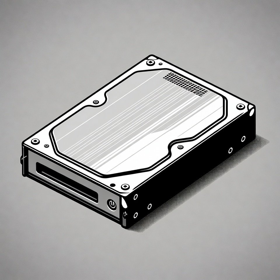 Hard Drive Illustration Hard Drive Illustration