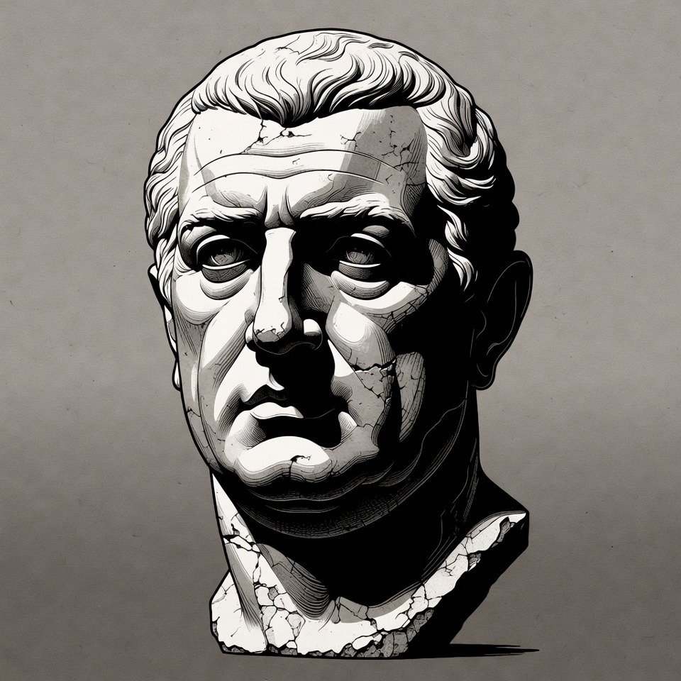 Ancient Roman Man Bust Ancient Roman Man Bust