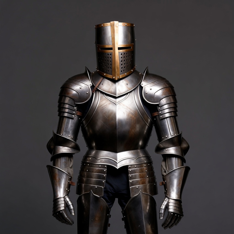 Knight in Crusader Armor Knight in Crusader Armor