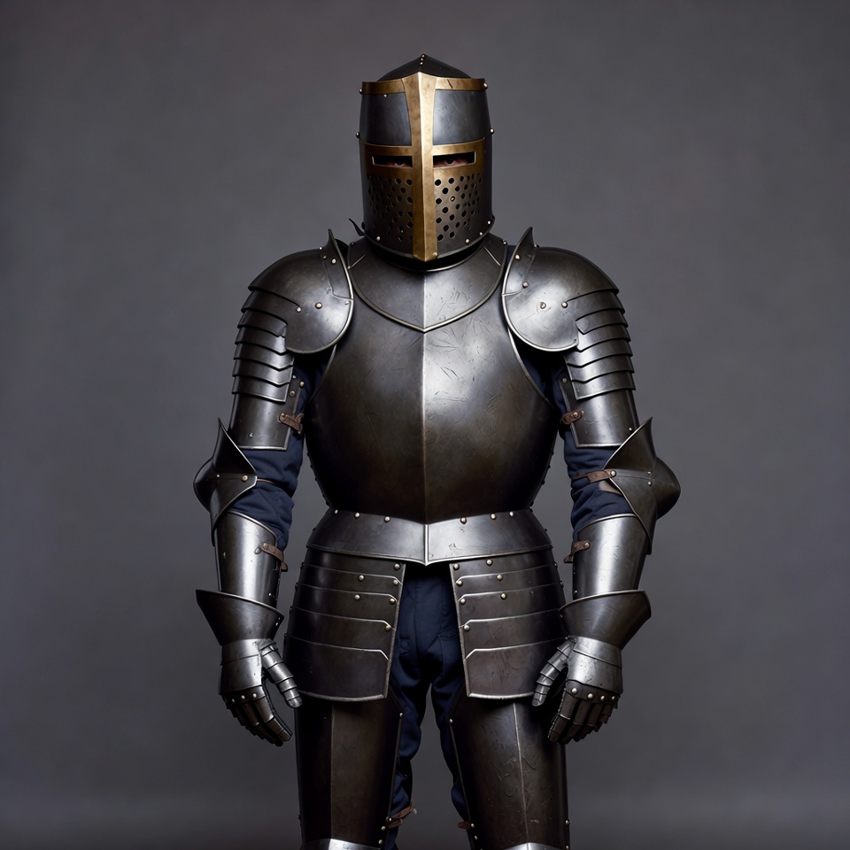 Medieval Knight in Full Armor Medieval Knight in Full Armor