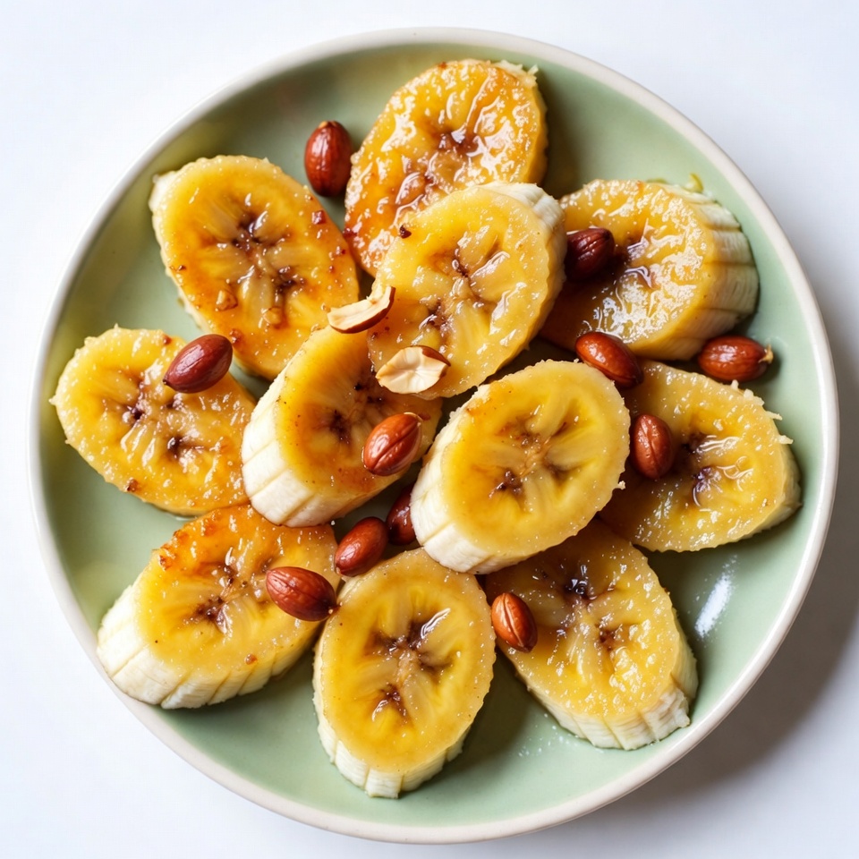 Sliced Bananas with Peanuts Sliced Bananas with Peanuts