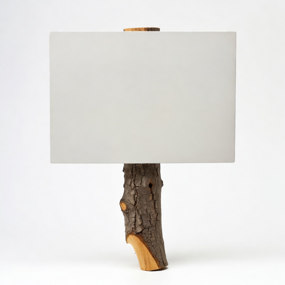 Blank sign on wooden post Blank sign on wooden post