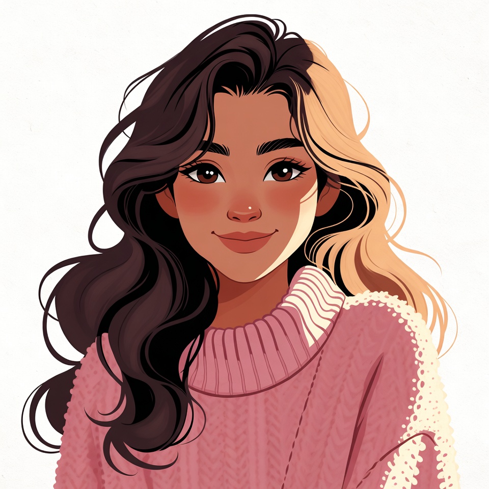 Woman with black and blonde hair Woman with black and blonde hair