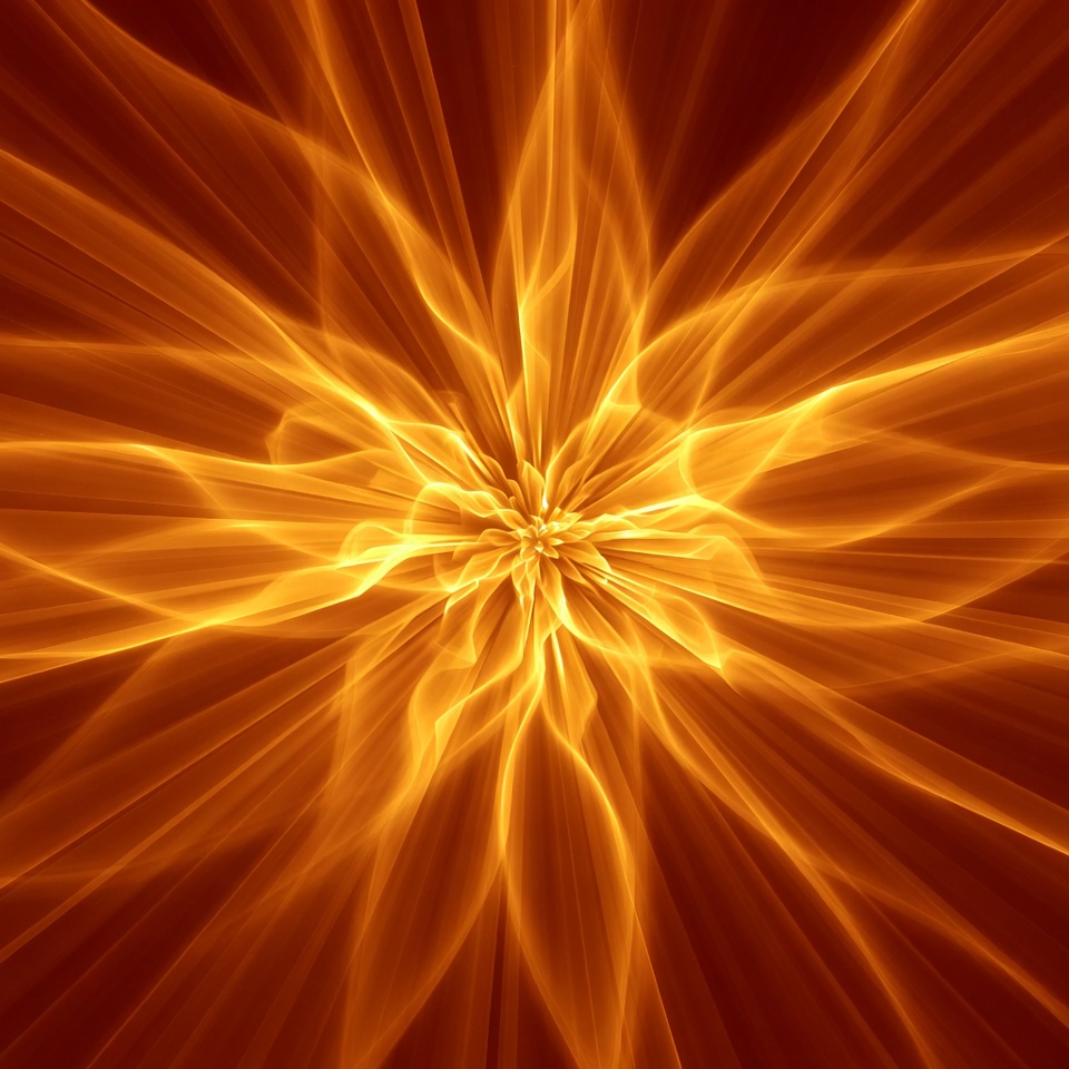 Radiant Orange Fire Explosion Burst Radiant Orange Fire Explosion Burst