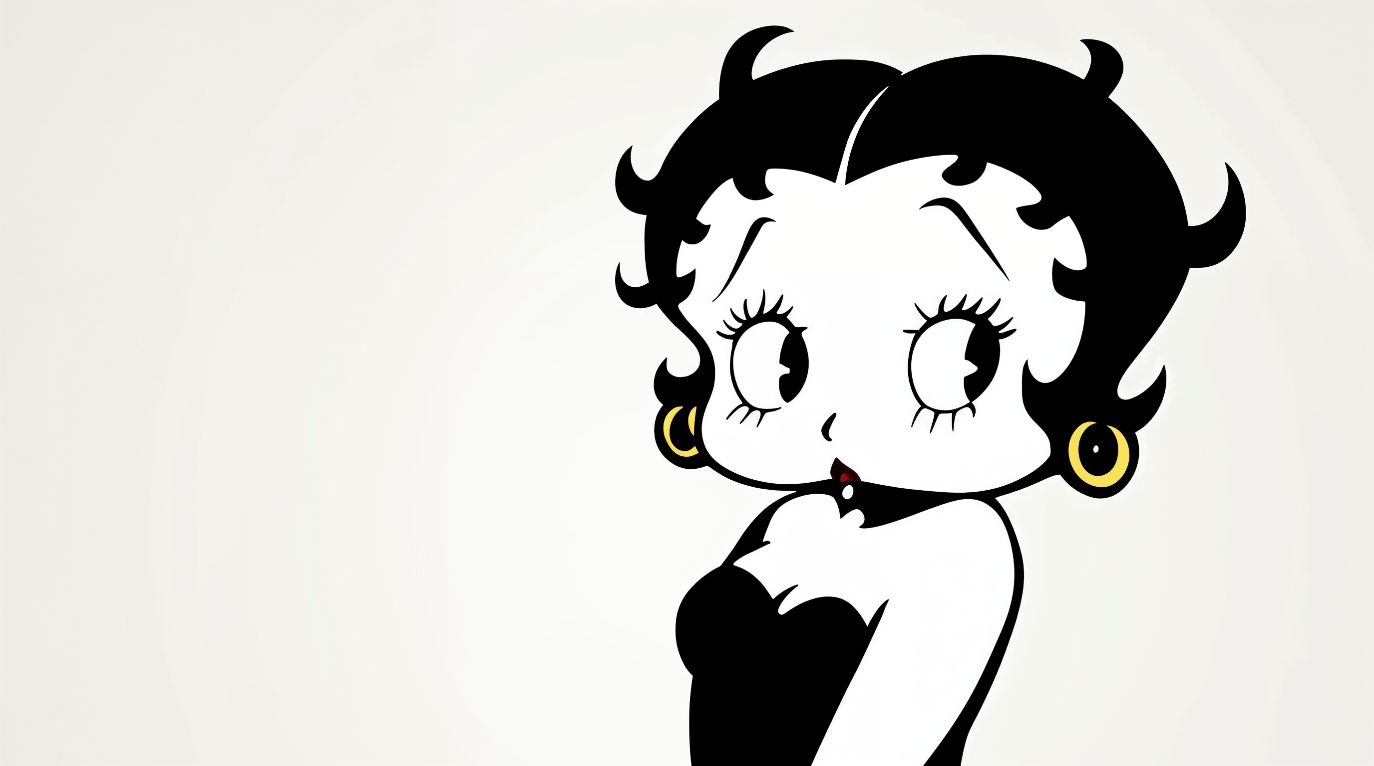 Betty Boop cartoon illustration Betty Boop cartoon illustration