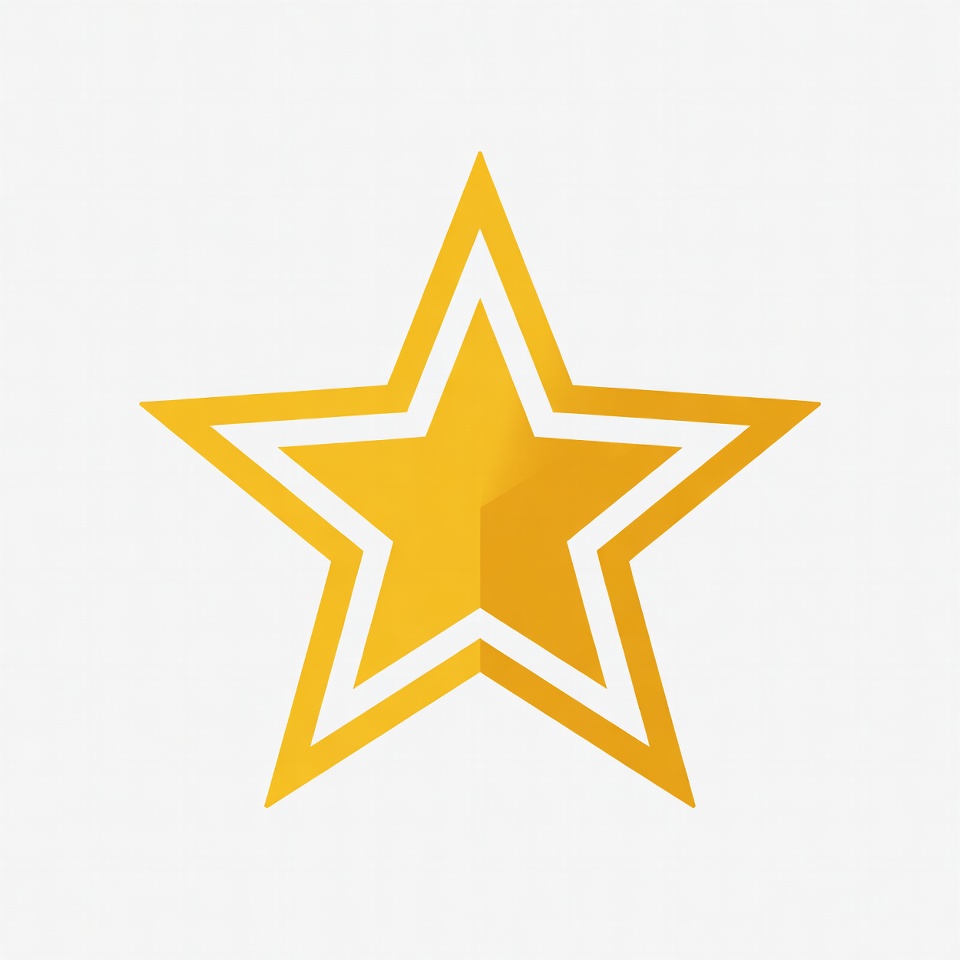 Golden Star Icon Golden Star Icon