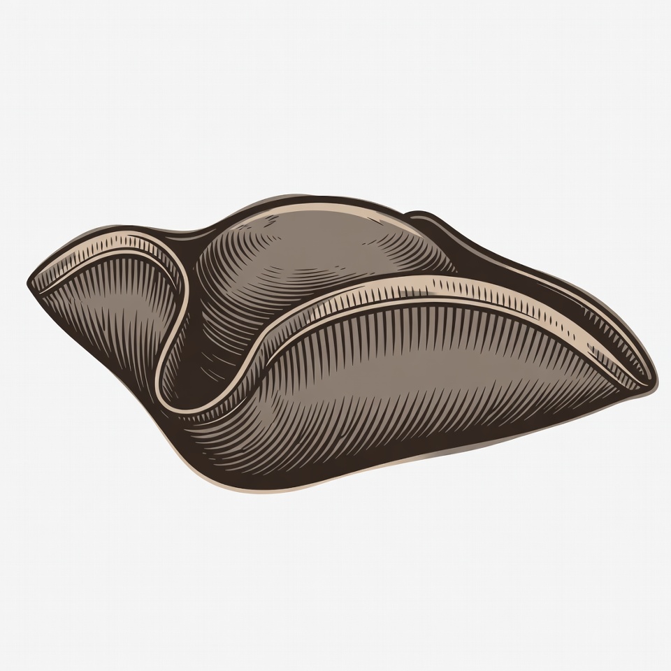 Tricorn Hat Illustration Tricorn Hat Illustration