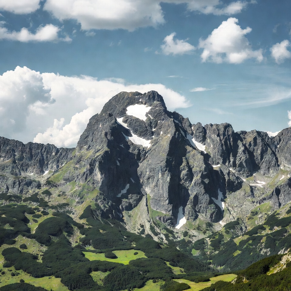 Majestic Snow-Capped Mountain Peaks Majestic Snow-Capped Mountain Peaks