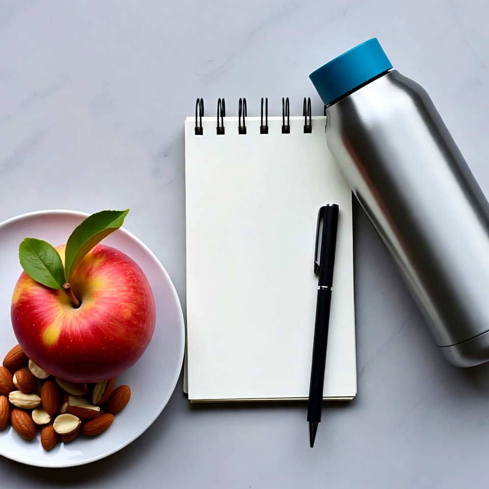 Red Apple Almonds Notebook Water Bottle Red Apple Almonds Notebook Water Bottle