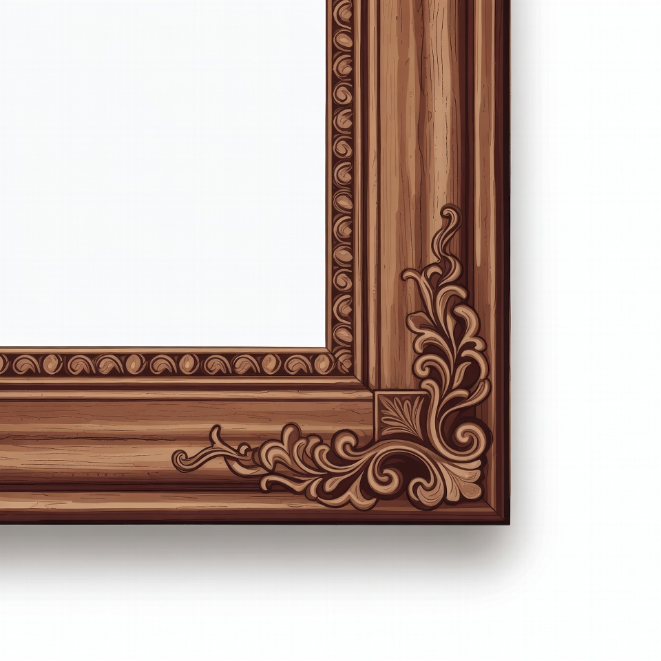 Ornate Wooden Picture Frame Ornate Wooden Picture Frame