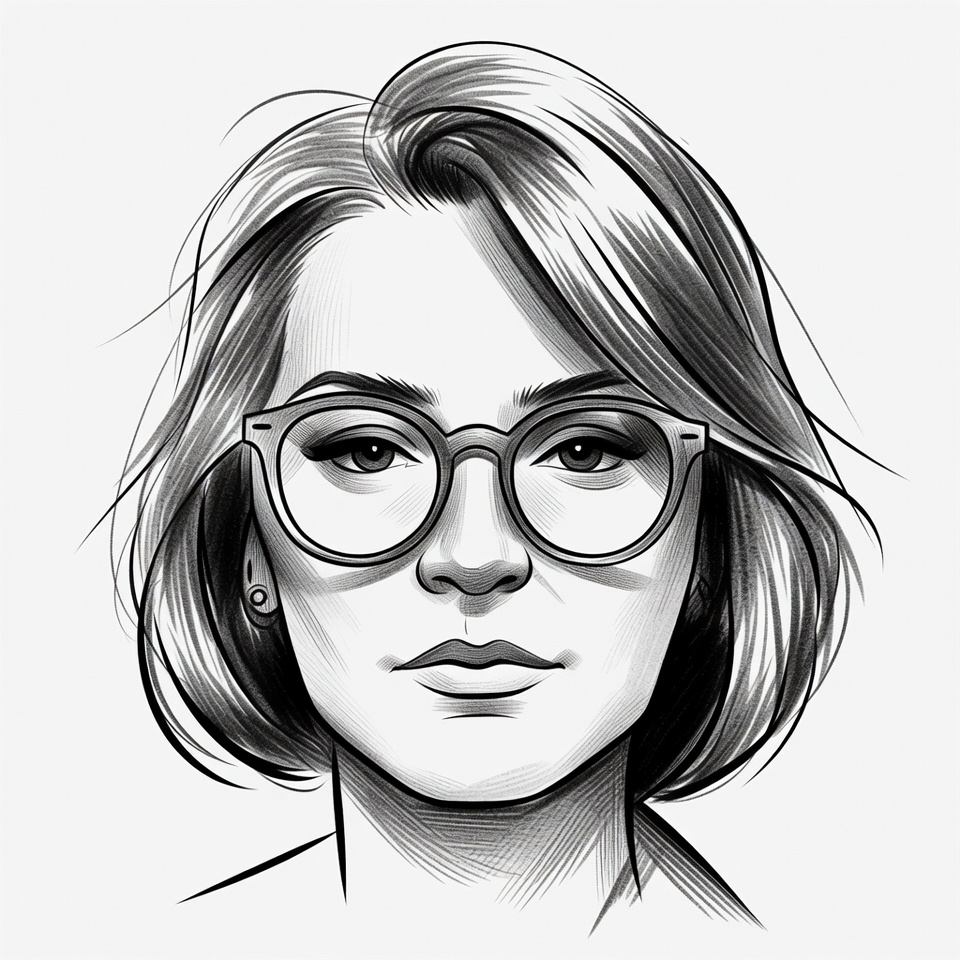 Woman with glasses portrait Woman with glasses portrait