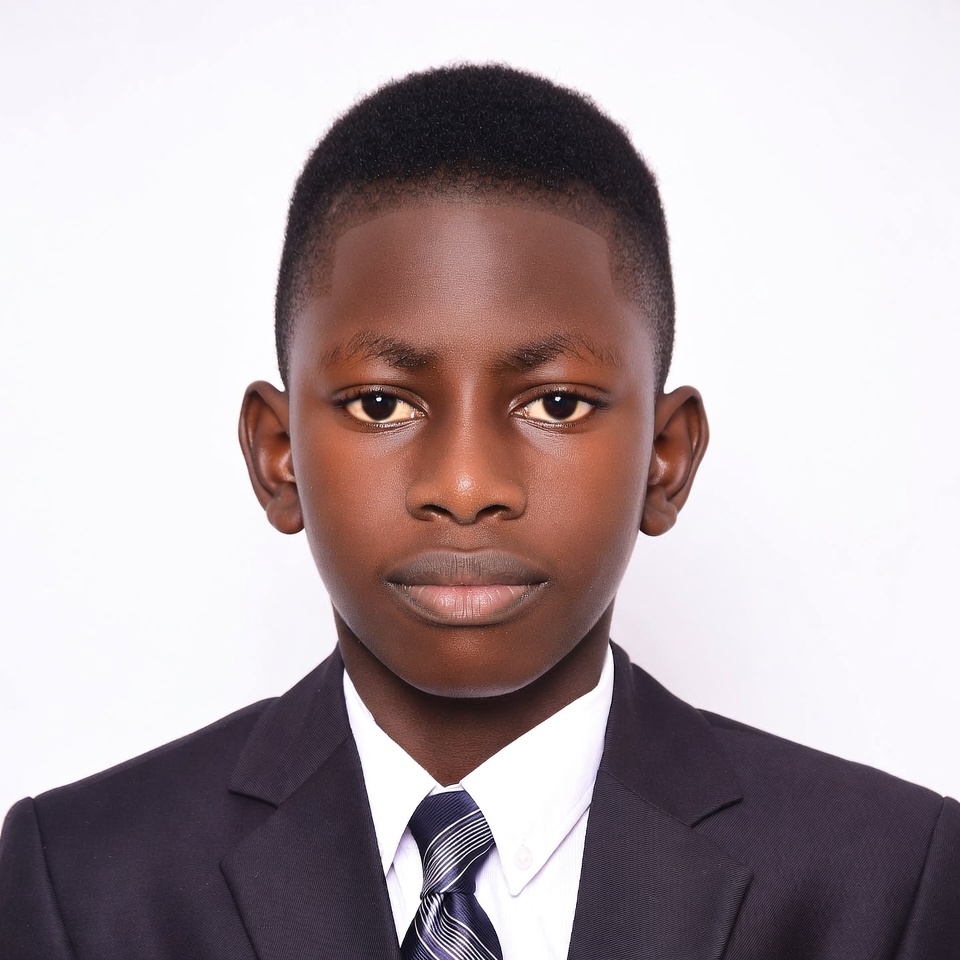 African boy in suit portrait African boy in suit portrait