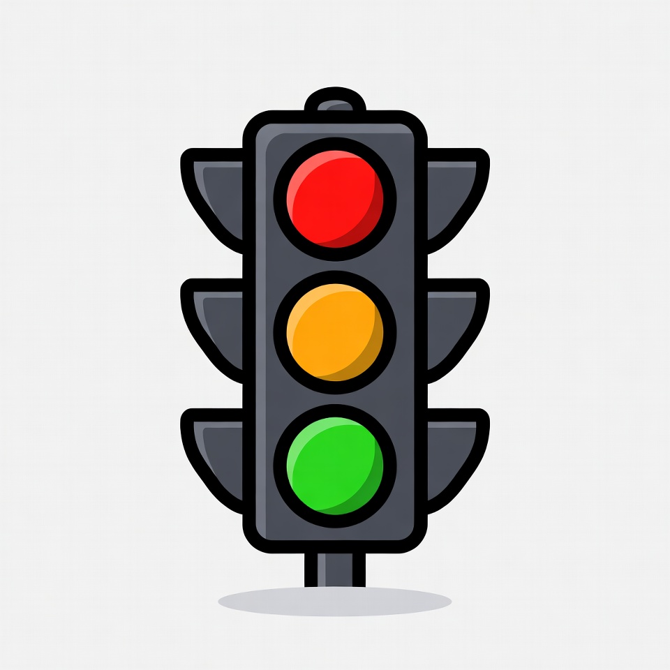 Traffic Light Illustration Traffic Light Illustration