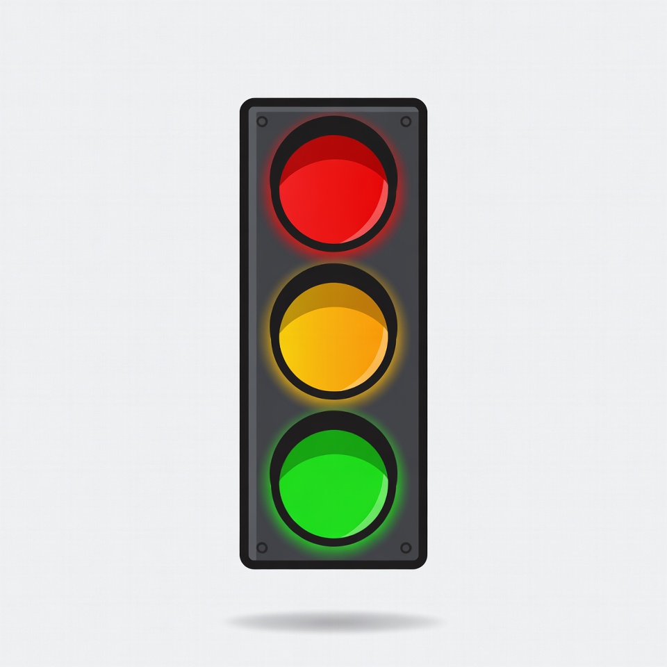 Traffic Light Illustration Traffic Light Illustration