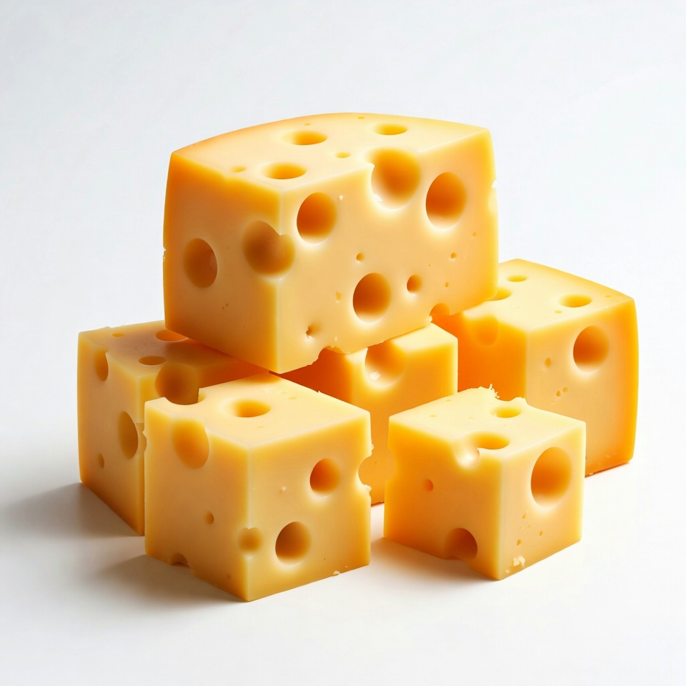 Stack of Swiss Cheese Blocks Stack of Swiss Cheese Blocks