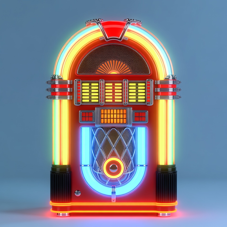 Retro Neon Jukebox Retro Neon Jukebox