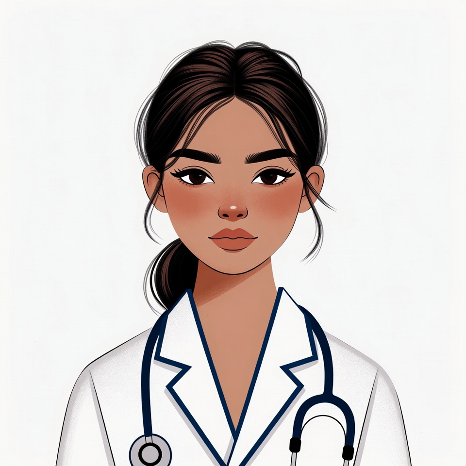 Asian woman doctor with stethoscope Asian woman doctor with stethoscope