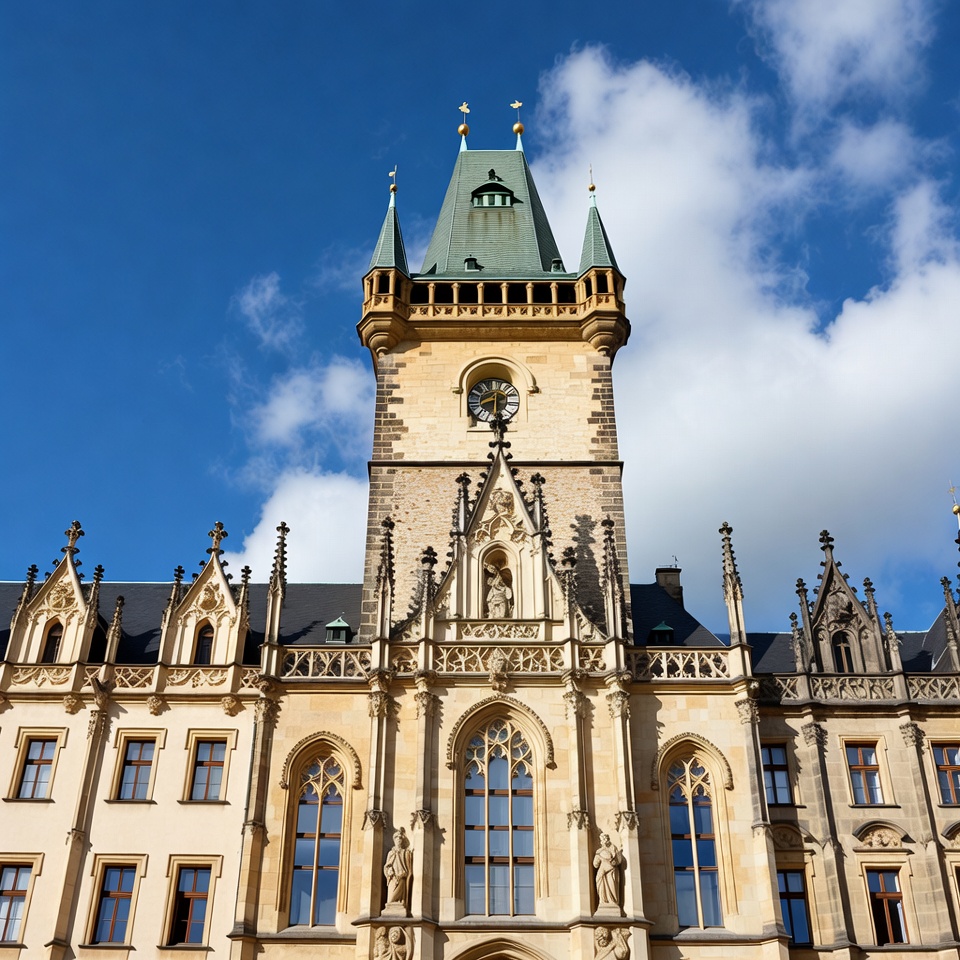 Prague Castle Gothic Tower Prague Castle Gothic Tower