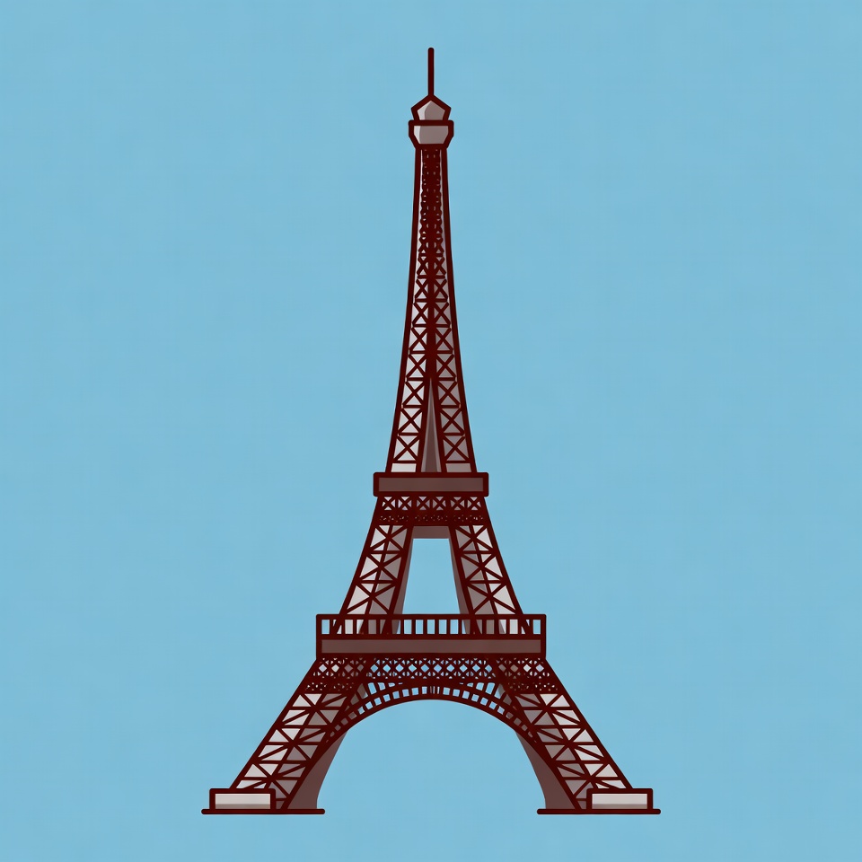 Eiffel Tower illustration Eiffel Tower illustration