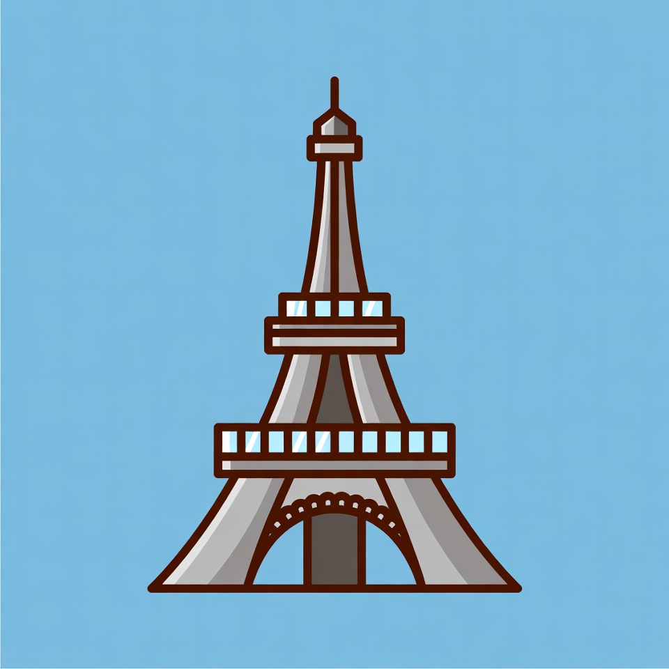 Eiffel Tower illustration Eiffel Tower illustration