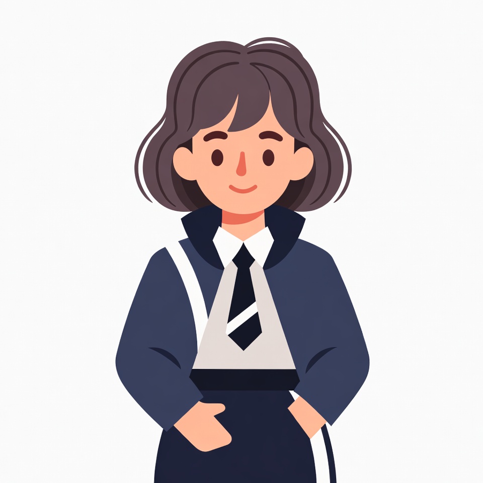 Smiling girl in school uniform Smiling girl in school uniform