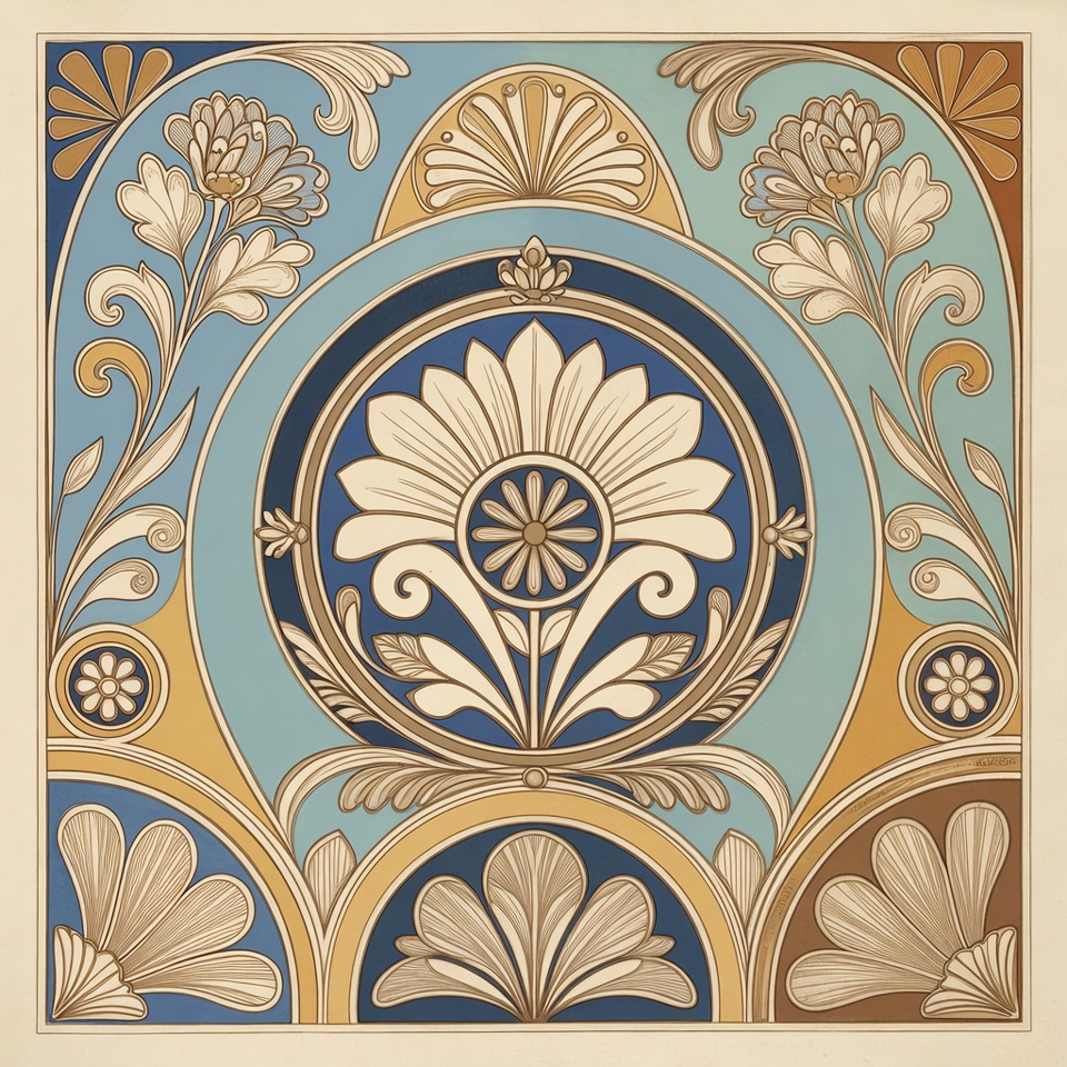 Art Nouveau Floral Design Art Nouveau Floral Design