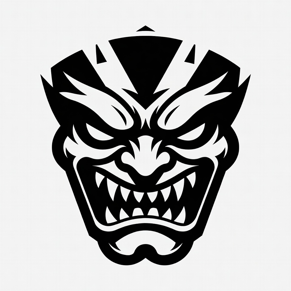 Fierce Oni Demon Mask Fierce Oni Demon Mask