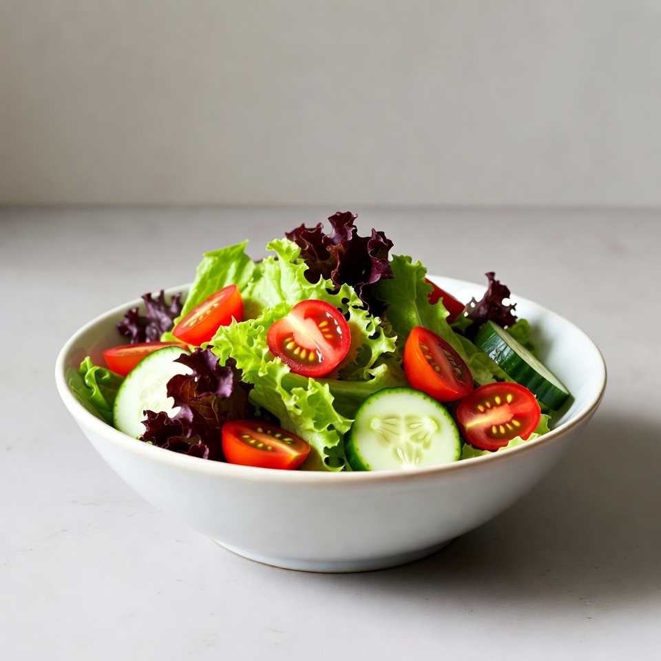 Fresh salad with tomatoes and cucumbers Fresh salad with tomatoes and cucumbers