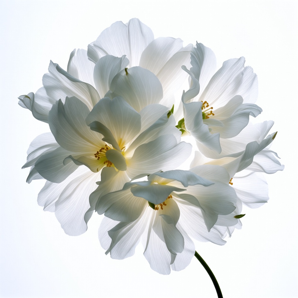 White Gardenia Flower Isolated White Gardenia Flower Isolated