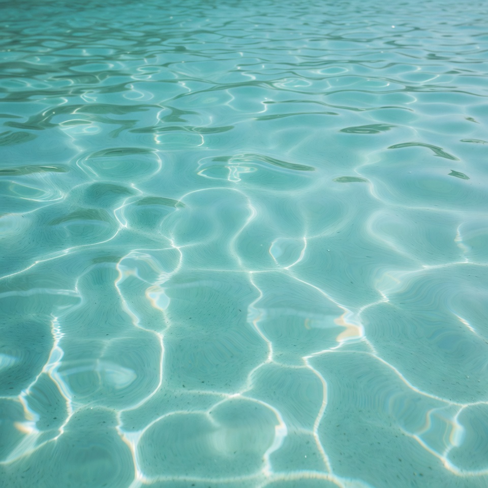 Turquoise Ocean Water Surface Turquoise Ocean Water Surface